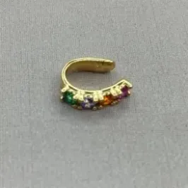 Piercing Pedras Coloridas