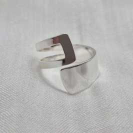 Anel Chapeado Quadrado