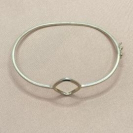 Bracelete Losangulo Prata 925