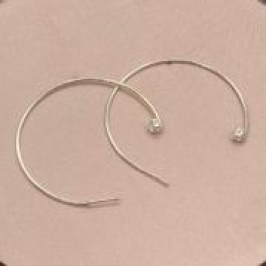 Brinco Argola Brilho Gde Pta