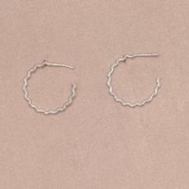 Brinco Argola Ondulada