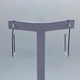 Brinco Argola Retangular