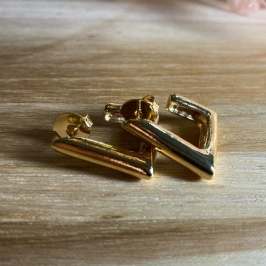 Brinco Argola Retangular