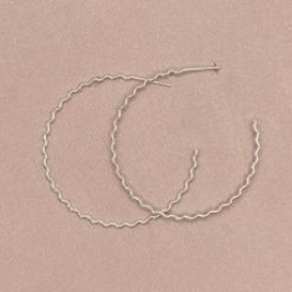 Brinco Argola Trançada Grande