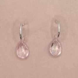 Brinco Argolinha Gota Rosa