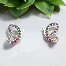 Brinco Borboleta Color