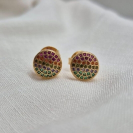 Brinco Chuveiro Redondo Color