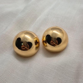 Brinco Fixo Lateral Redondo Pressão