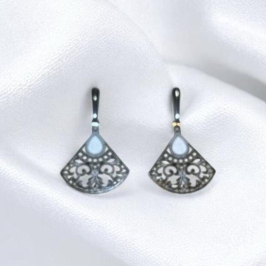 Brinco Leque Aço Inox