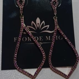 Brinco Zirconias Vermelhas