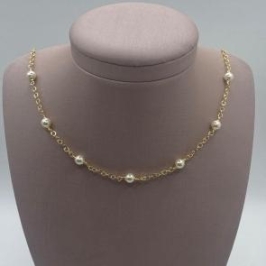 Chocker Perolas 45cm