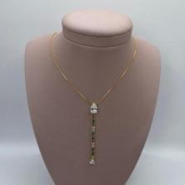 Colar Pingente Pedras