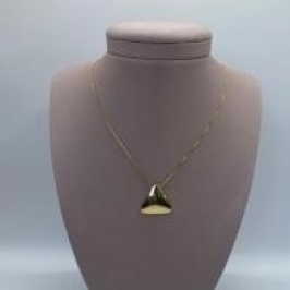 Colar Triangulo Chapeado