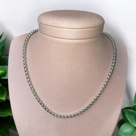 Corrente 40cm Bolinha 4mm Inox