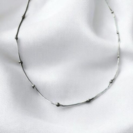 Corrente Bolinhas Médias Aço Inox