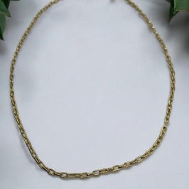 Corrente Cartier Cadeado 2.5x4mm Masculino