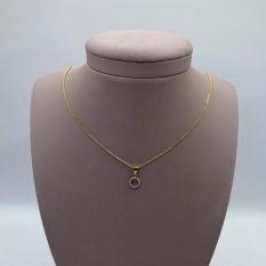 Corrente Pingente Aro Brilhante