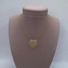 Corrente Pingente Nossa Senhora Cristal