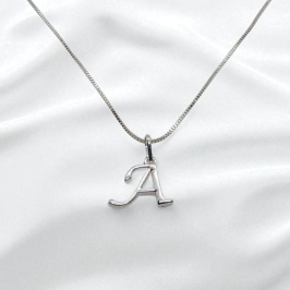 Corrente Veneziana Pingente Letra 