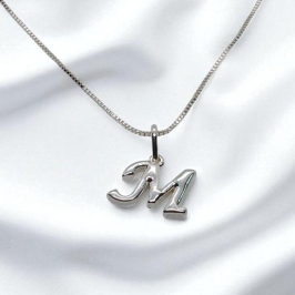 Corrente Veneziana Pingente Letra 