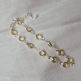 Pulseira c/ Pedras Amarelas