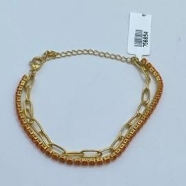 Pulseira Dupla Riviera Colorida