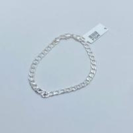 Pulseira Fígaro 3x1 Prata