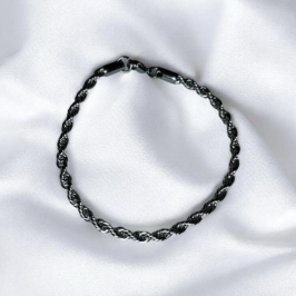 Pulseira Trançado Aço Inox