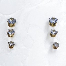 Trio Brincos Ponto de Luz