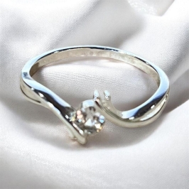 Anel Brilhante Solitario