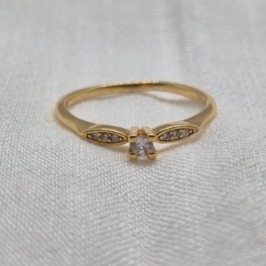 Anel Brilhante Solitario