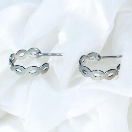 Brinco Argolas Curvas