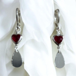 Brinco Tic Tac Coração Gota