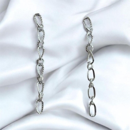 Brinco Malha Elo 1x1 c/ Detalhes Pontilhados