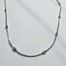 Corrente Rabo de Rato c/ Bolinha Oval