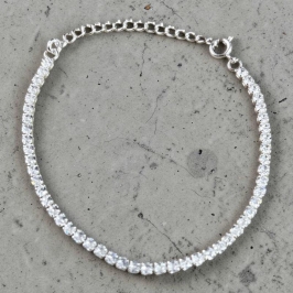 Pulseira Zirconias Crisal 2,5mm