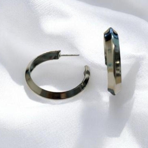 Brinco Argola Lisa Aço Inox