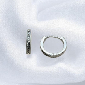 Brinco Argola Zirconias (10mm)