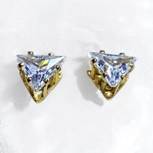 Brinco Ponto de Luz Triangulo