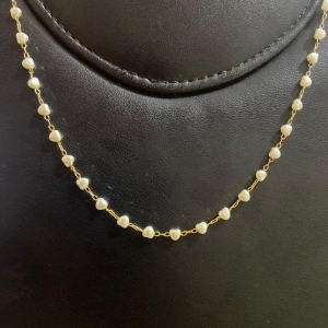 Colar Perola Coração