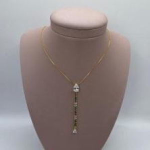 Colar Pingente Pedras