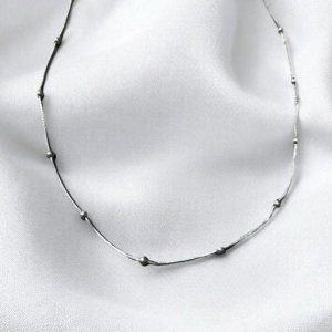 Corrente Bolinhas Médias Aço Inox