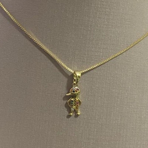 Corrente Pingente Menino Colorido