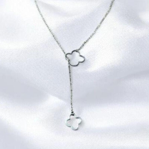 Corrente Tipo Gravata Trevos Aço Inox