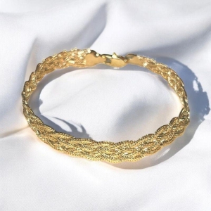 Pulseira Trançada 4 Fios