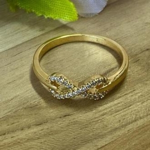 Anel Infinito Cravejado