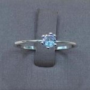 Anel Solitário Zirconia Tam 22