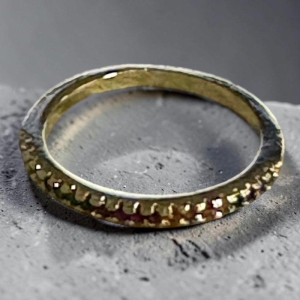 Anel Aparador c/ 20 Zirconias Multicoloar