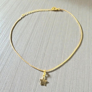 Tornozeleira Malha L90 c/ Estrela Lisa