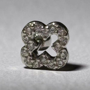 Piercing Trevo Brilhantes